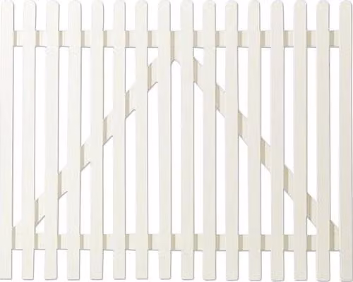 Cancello da giardino Plus Retro 150 x 120 cm, bianco