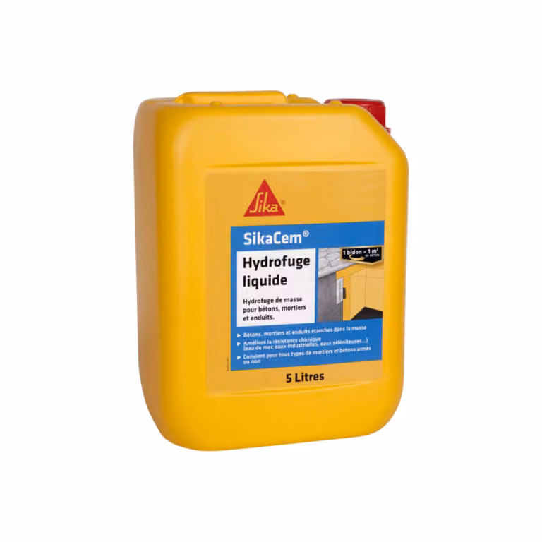 SIKA SikaCem Malta impermeabilizzante liquida per calcestruzzo e malta - 5 l