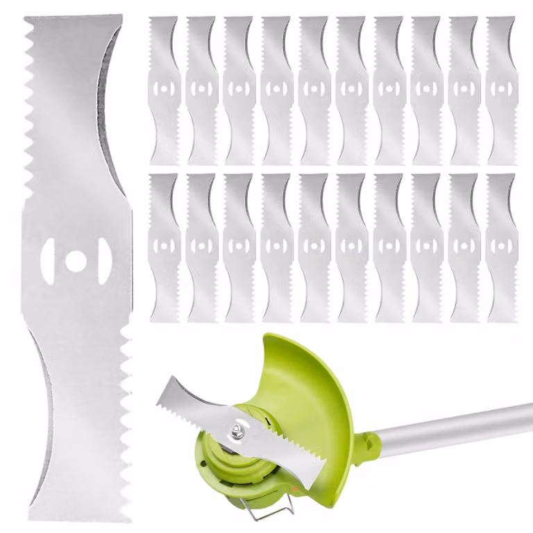 Omgoods - Set di 20 lame di ricambio per tagliaerba, compatibili con utensili da giardino