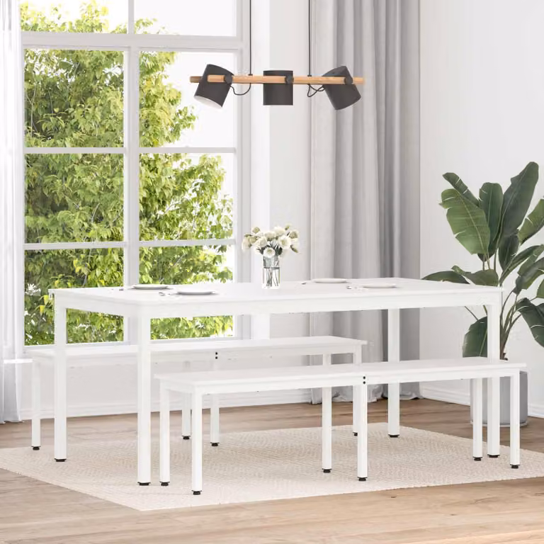 Maison Exclusive - Tavolo da pranzo bianco 180 x 90 x 75 cm Legno di pino massiccio