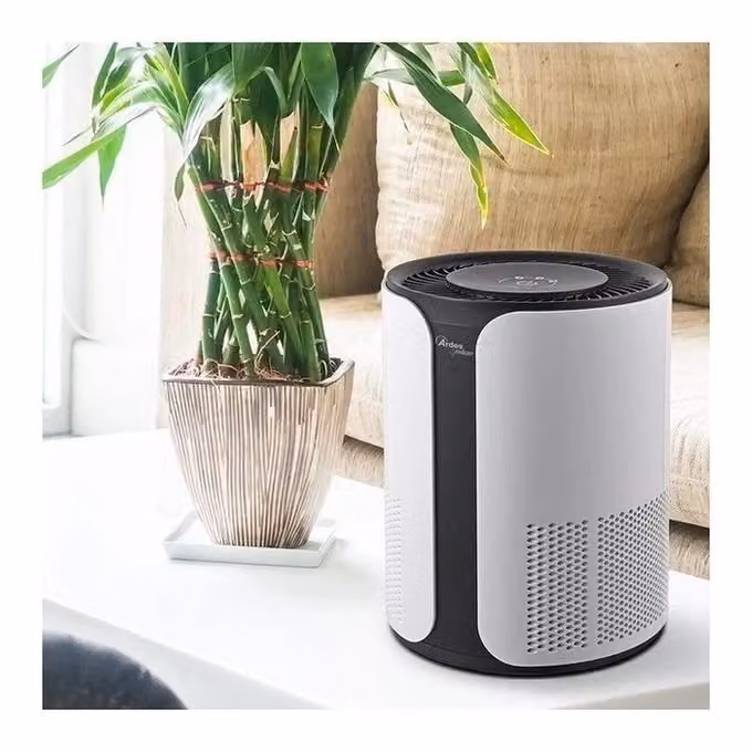 Ardes ARM8P02 NEAT Purificatore d'aria per ambienti fino a 25 m² con filtro HEPA H13, carbone attivo e pre-filtro, modalità notte e ionizzatore, disponibile in nero, grigio o bianco – 2