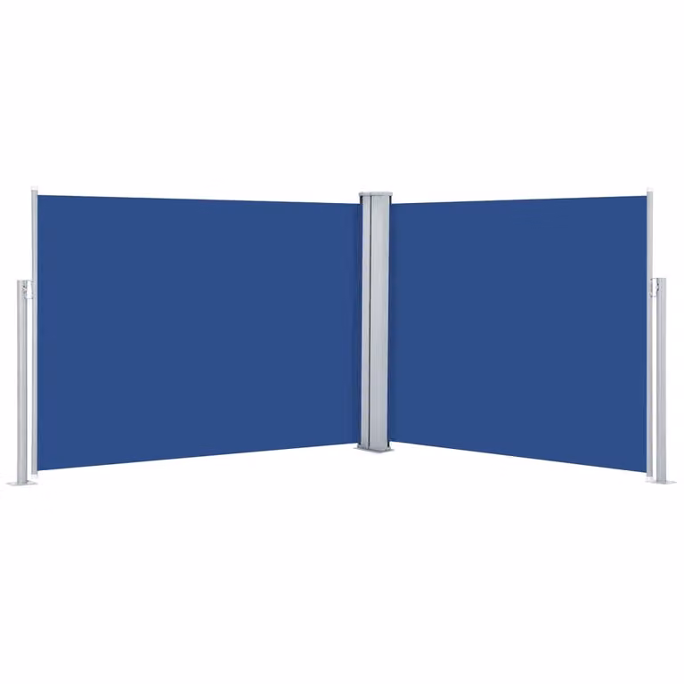 Tenda da Sole Laterale Retrattile Blu 140x1000 cm