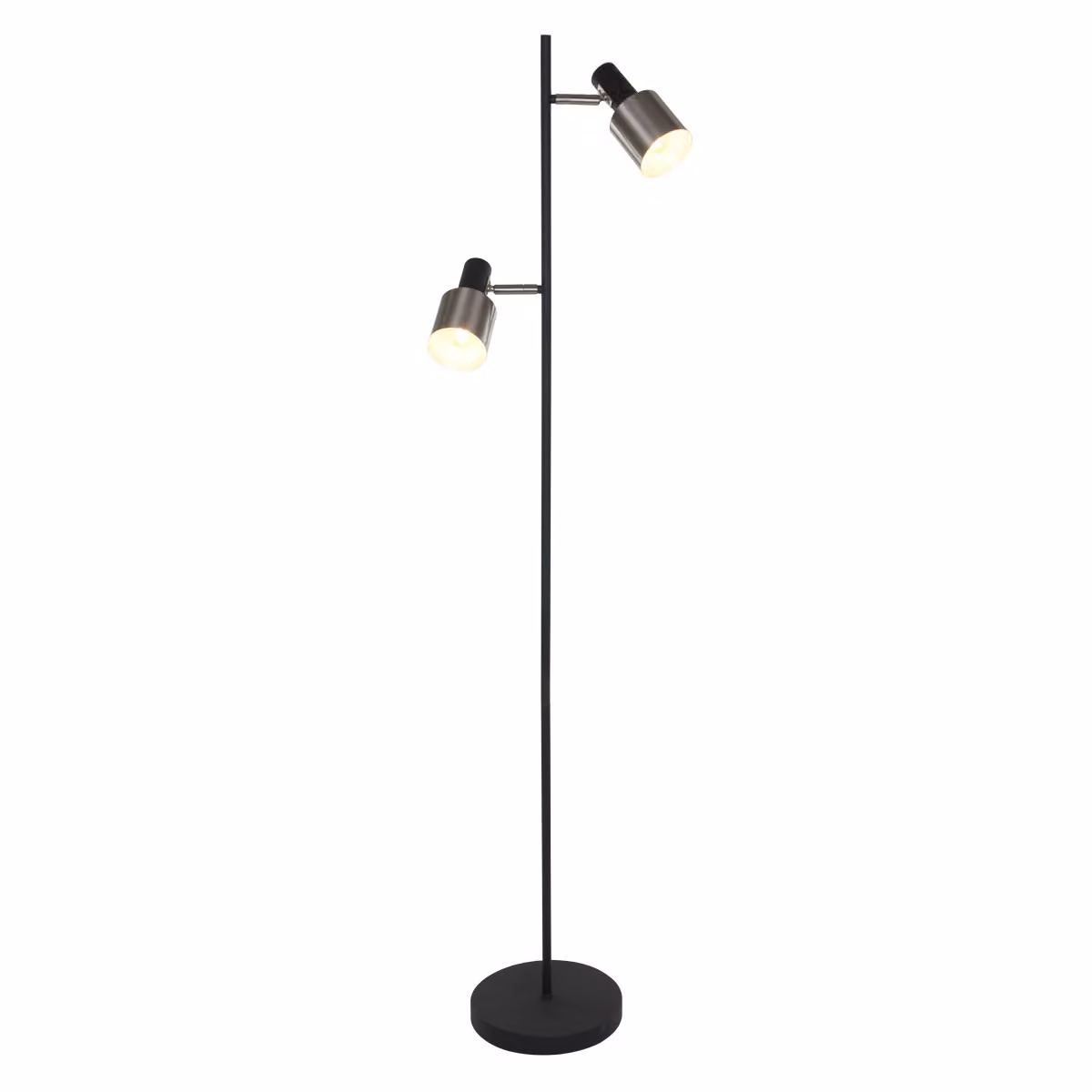 Lampada da terra - nero - Fjorgard - plastica metallo - Ø 25cm - E27 - 1702ZW - Anne Lighting