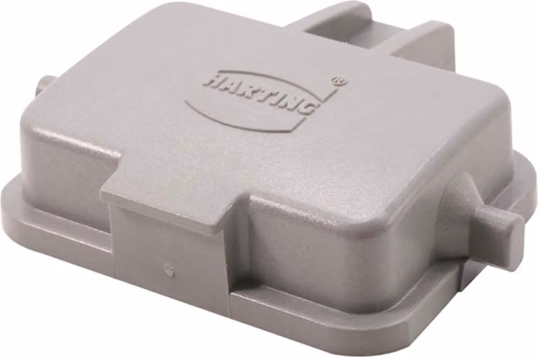 Cappuccio protettivo HARTING 6B in plastica per 1 staffa nella parte inferiore del supporto del cuscinetto Intervallo di temperatura da -40 °C a 125 °C - 1 pezzo