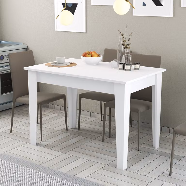 Skye Decor, Kiev 510 - Bianco, Tavoli, Tavoli da cucina, Bianco, 110 x 75 x 72 cm