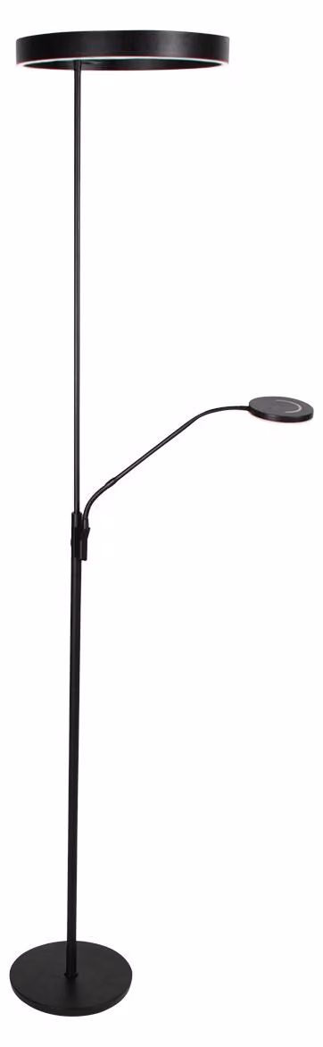 Lampada da terra - nero - Soleil2 - plastica metallo - lampada di design - LED - 4388ZW - Steinhauer Exclusive