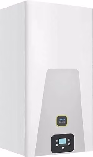 Caldaia a Condensazione Savio InoxDens Moon Fast 30 S A+ Metano/Gpl in Acciaio con Kit Scarico Fumi e Controllo via App/Wi-Fi