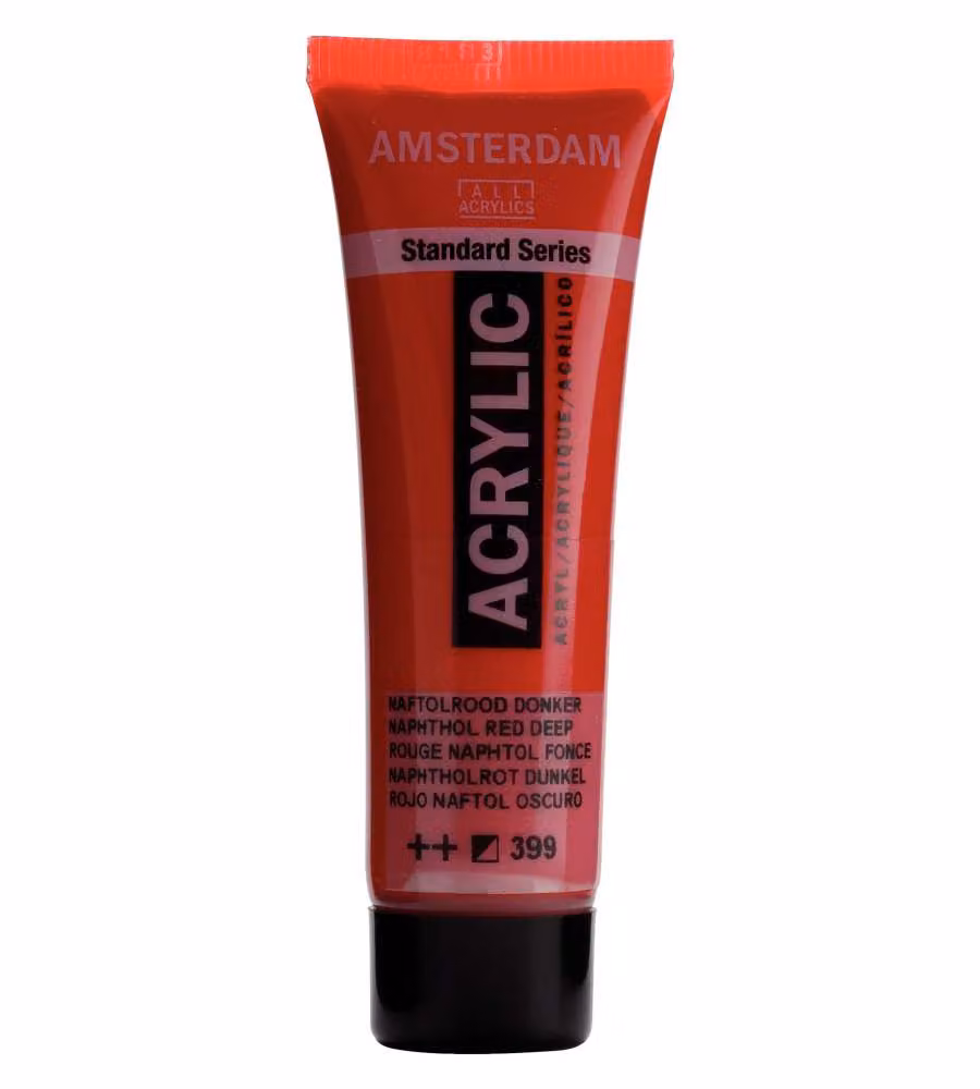 Colore acrilico Amsterdam 20 ML Rosso