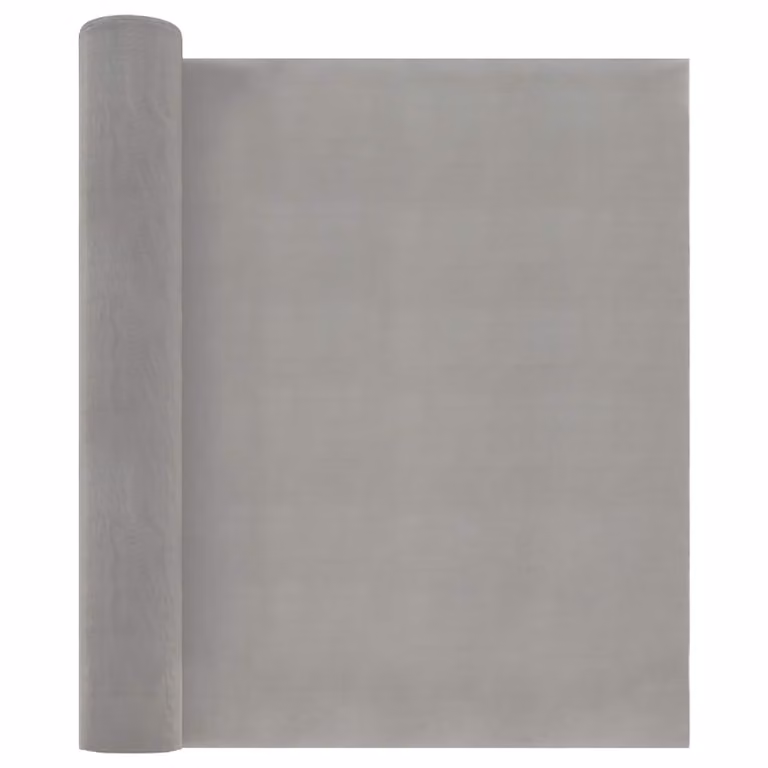 Rete per schermatura vidaXL in acciaio inossidabile Argento L: 1000 cm, H: 40 cm, 120 Mesh