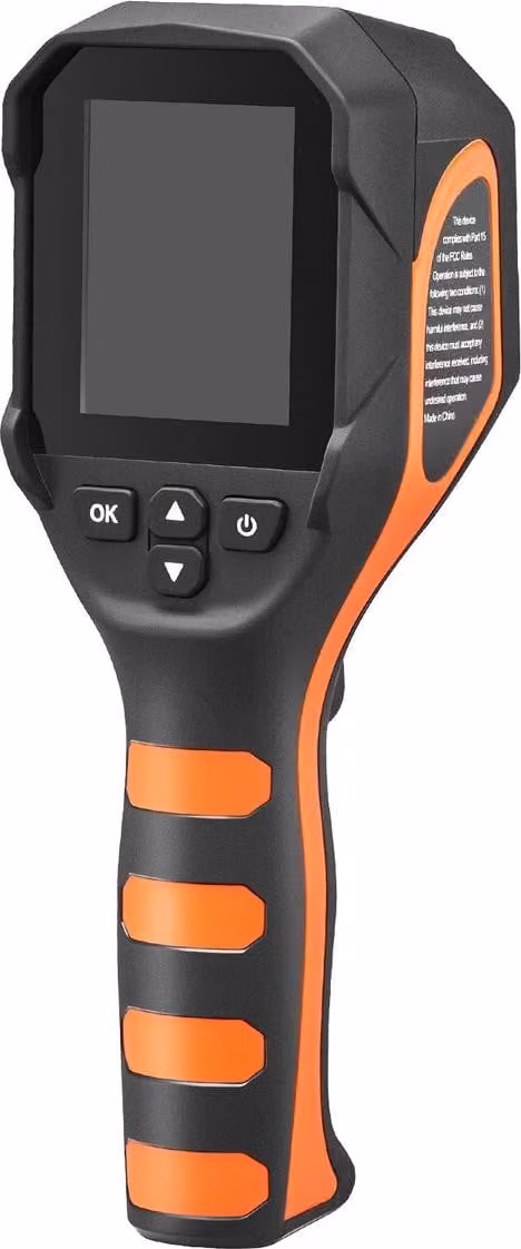 Termocamera, risoluzione super TISR 320 x 240, termocamera con fotocamera visiva da 2 MP, risoluzione IR 160 x 120, frequenza di aggiornamento 25 Hz, da -4 °F a 1022 °F, 4 modalità immagine e 6 tavolozze di colori