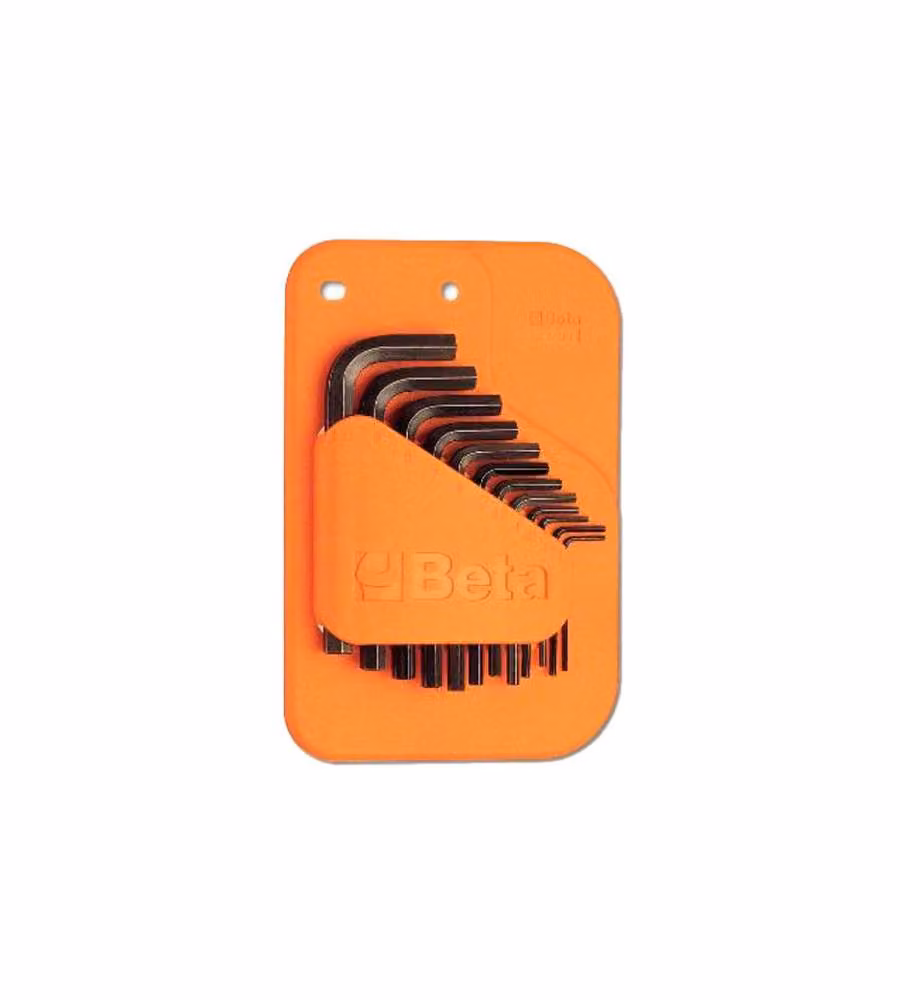 Set di chiavi a brugola Beta 12 pezzi esagonali nere con custodia in plastica 96N/SC12 – 2