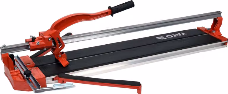 Tagliapiastrelle da 800 mm con indicatore laser e base in alluminio