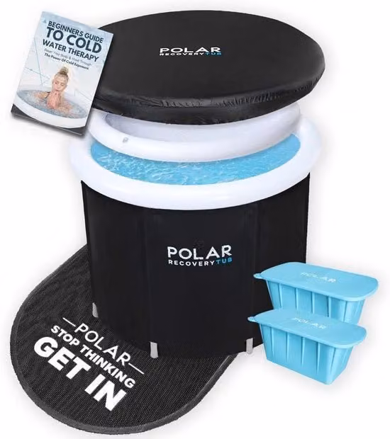 Bagno portatile per terapia con acqua fredda - 370L bagno esterno per atleti e recupero