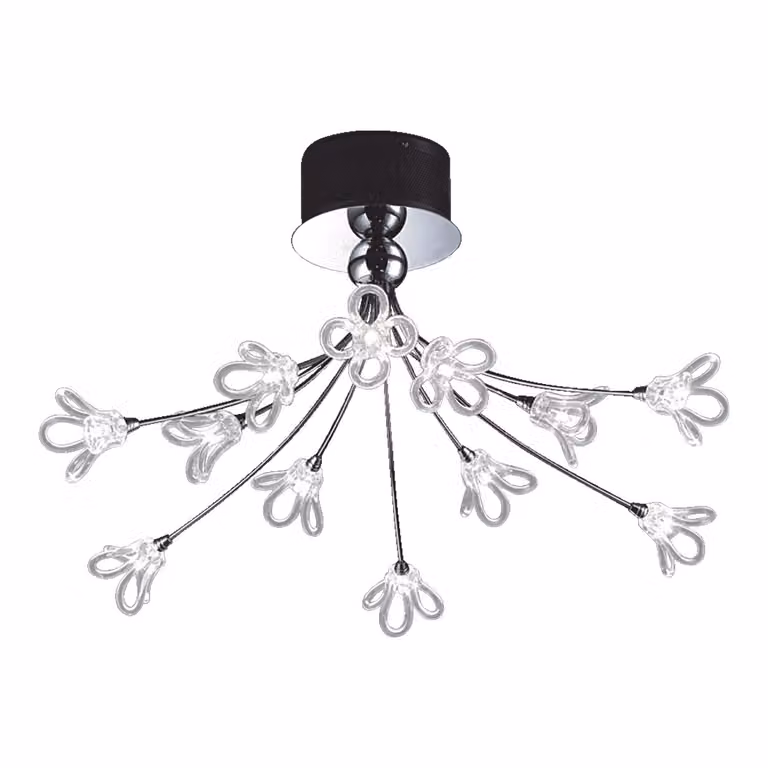 Plafoniera BOLZANO 12xG4/20W, cromo L: 720, H: 400, attacco G4, dimmerabile