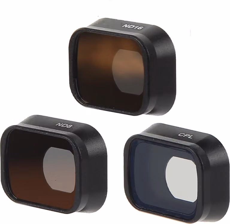 3pcs drone fotocamera obiettivo filtro CPL ND8 ND16 lega di alluminio e vetro ottico set per Mini 3 Pro