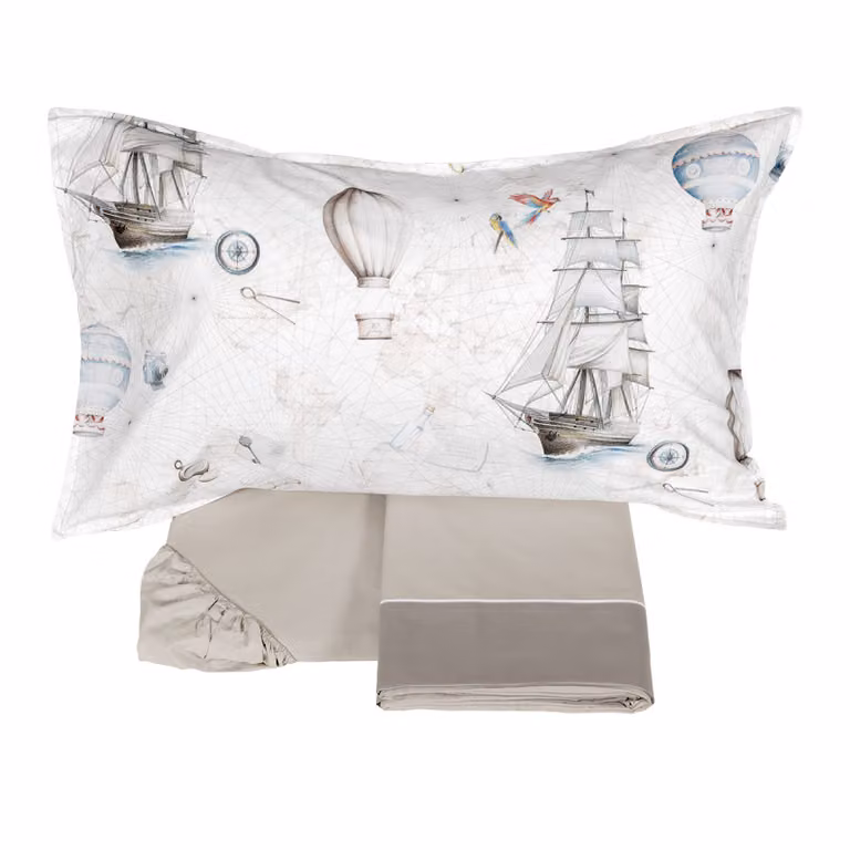 MAGELLANO Completo letto - Taglia: 1 piazza,Colore: MAGELLANO - GRIGIO