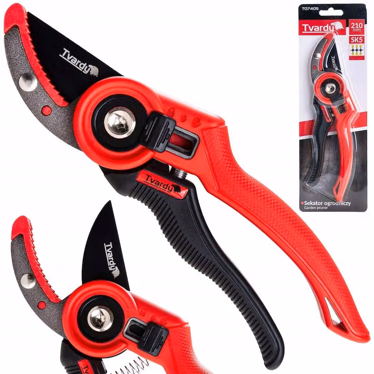 Tvardy Gartenschere, lama per cesoie da giardino, 210 mm, acciaio SK5, rivestimento in PTFE