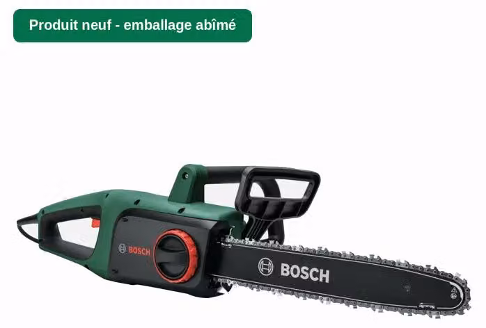 Troncatrice a catena Bosch UniversalChain 40, 1800W, lunghezza di taglio 40 cm, velocità della catena 12 m/s, con catena inclusa