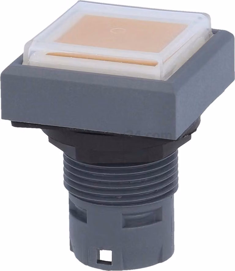 Georg Schlegel Pulsante a membrana illuminabile, quadrato, QUARTRON corsa 3,0 mm - 1 pezzo