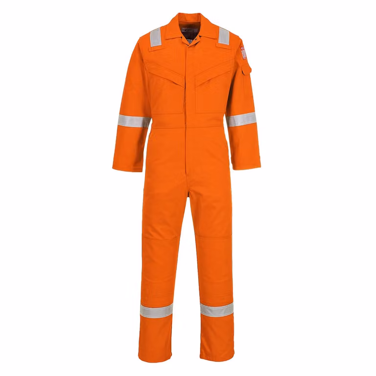 Portwest FR50 Tuta antistatica ignifuga 350g Arancione Taglia M