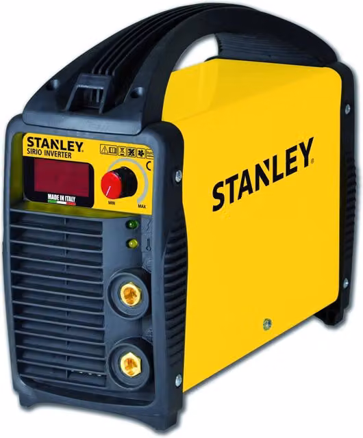 Saldatrice ad Inverter Stanley Sirio 210, 5.0 kW, 190 Amp, Giallo, con Valigetta e Accessori