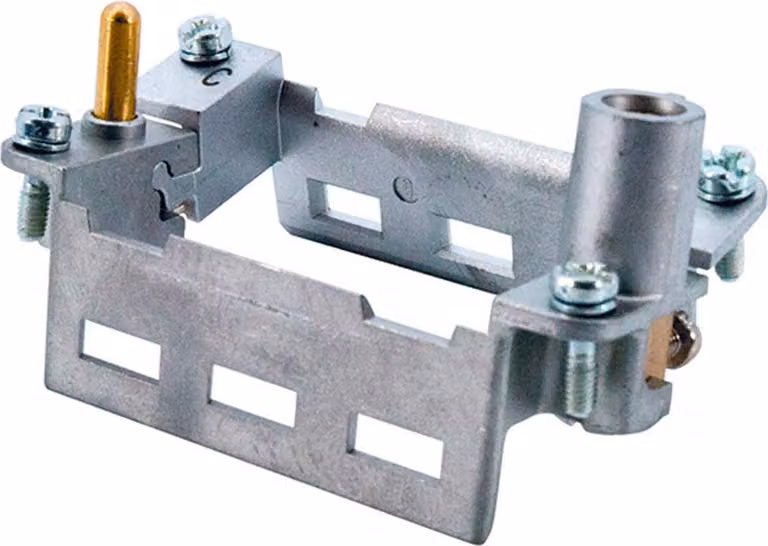 Telaio articolato HARTING Han HMC (M), dimensione 10B, per connettori a 3 moduli, sezione PE da 1 mm² a 2,5 mm² / 4 mm² a 10 mm²