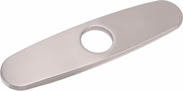 Rubinetto per lavello Piastra di copertura in acciaio inossidabile spazzolato - Piastra di base in acciaio inossidabile 304 - Rubinetto da cucina Pannello decorativo con rubinetto Pannello decorativo.