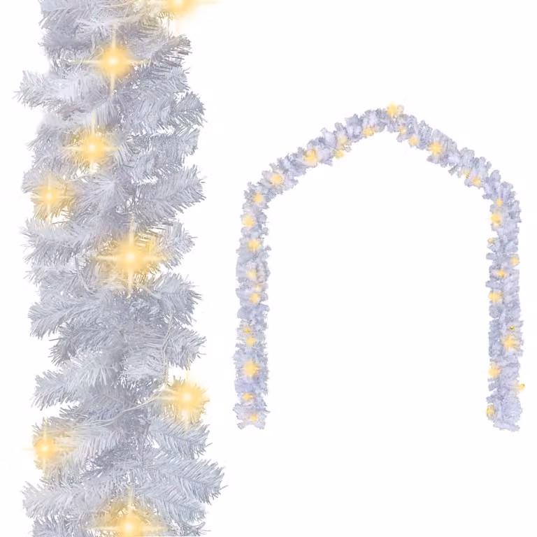 The Living Store Ghirlanda natalizia con luci LED 10 m bianco