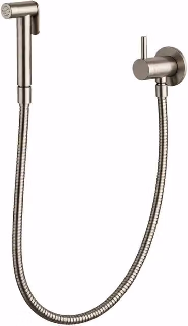 Titolo SINED Set doccino flessibile Shattaf in acciaio inox colore da specificare per WC e bidet kit con doccetta e tubo flessibile SET-DOCCINO-FLESSIBILE-SHATTAF-INOX
