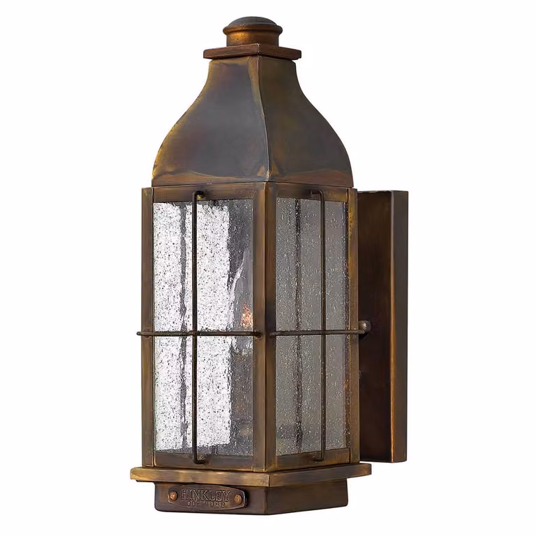 Applique da esterno in stile retrò, color cenere, E14, 60 W, Bingham Hinkley