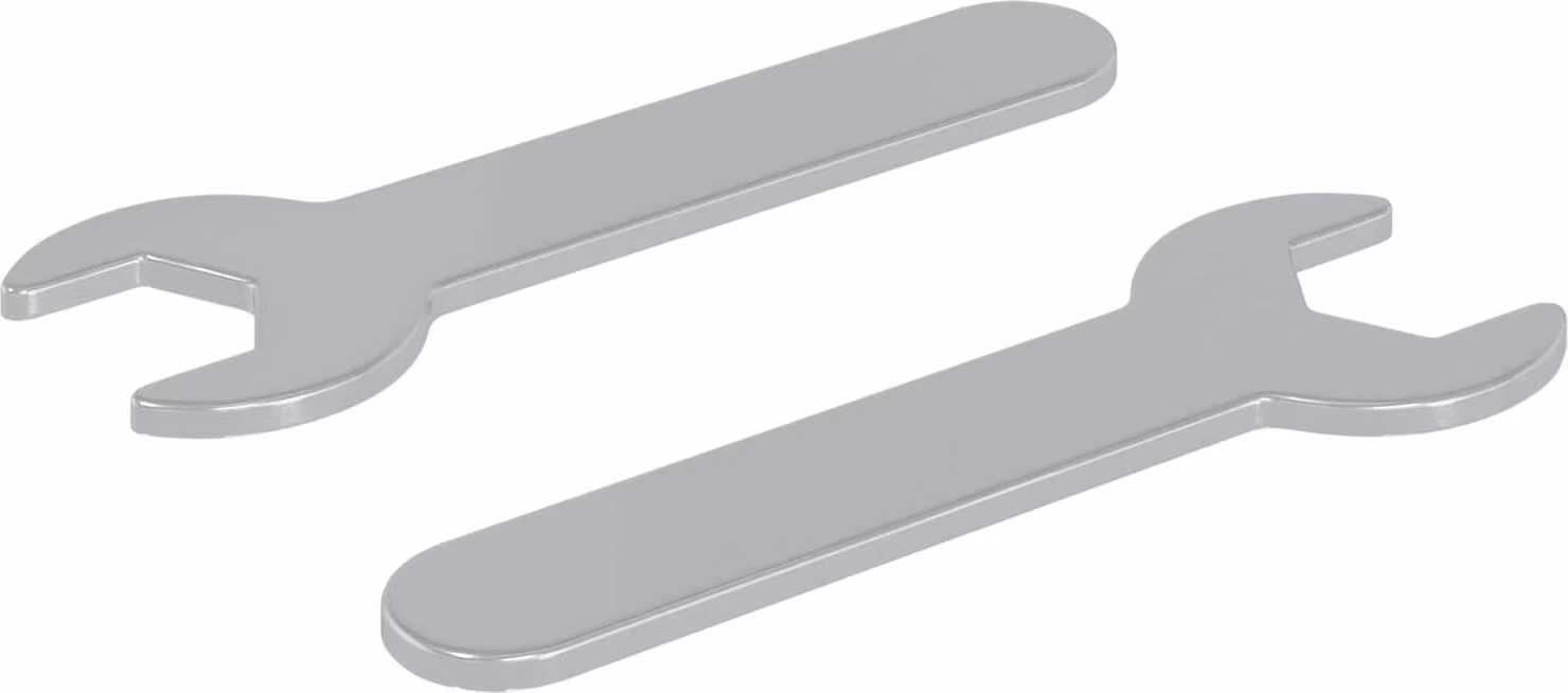 Chiave inglese 2 pcs Argento 13 mm Ferro