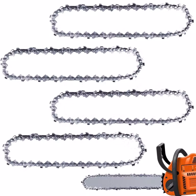 Set di 4 lame per sega da 40 cm, compatibili con Stihl e Husqvarna