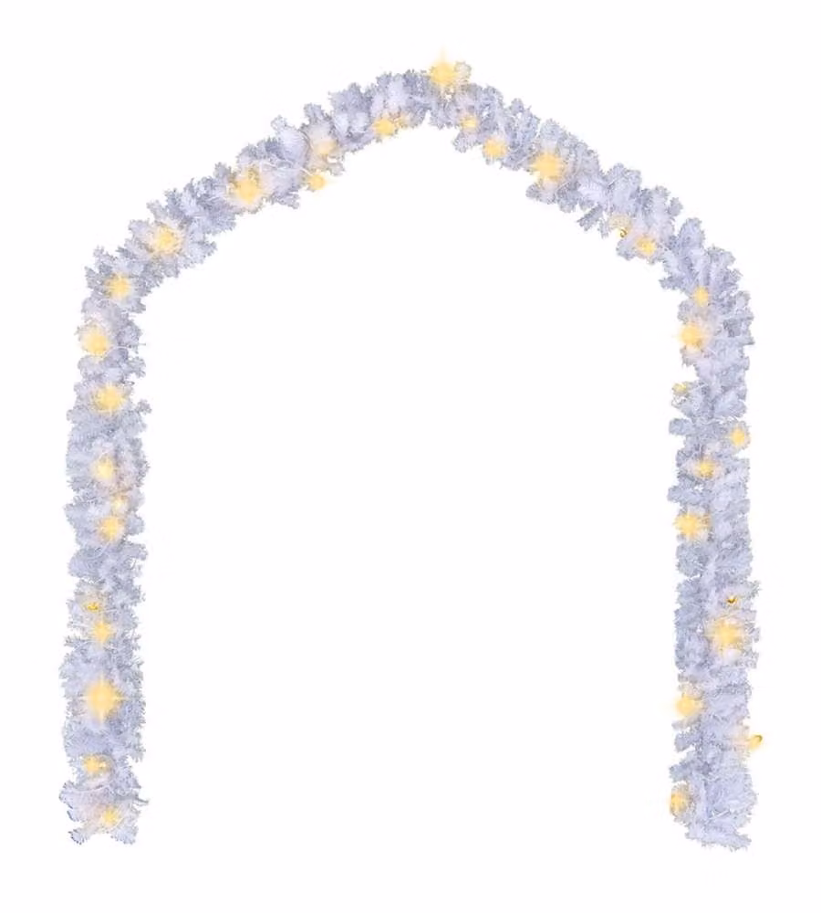 Ghirlanda Natalizia con Luci LED Bianco Caldo vidaXL da 10 m – 2
