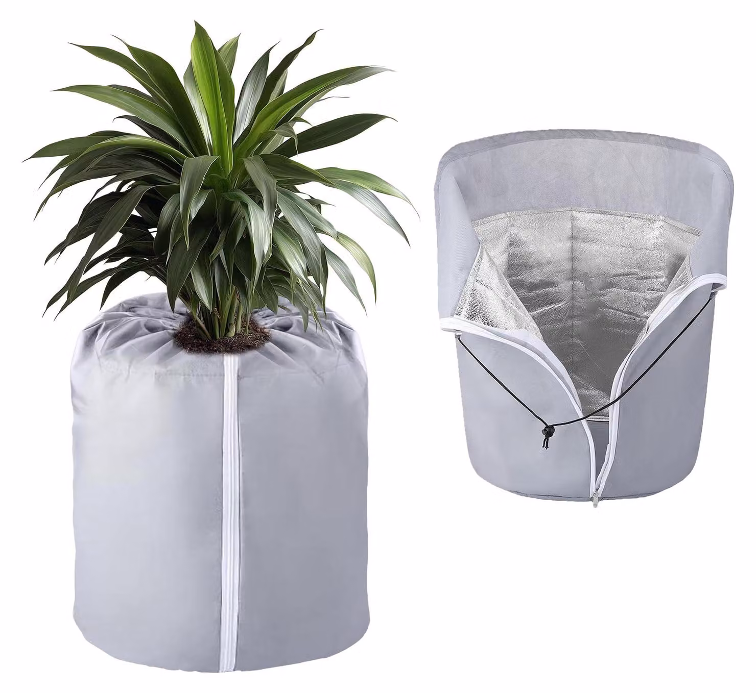 Omgoods - Copertura protettiva per piante, 50x45 cm, con disco in fibra di cocco