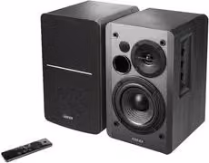 Coppia di casse attive Edifier R1280DBs Black con Bluetooth e connessione ottica, potenza 42W