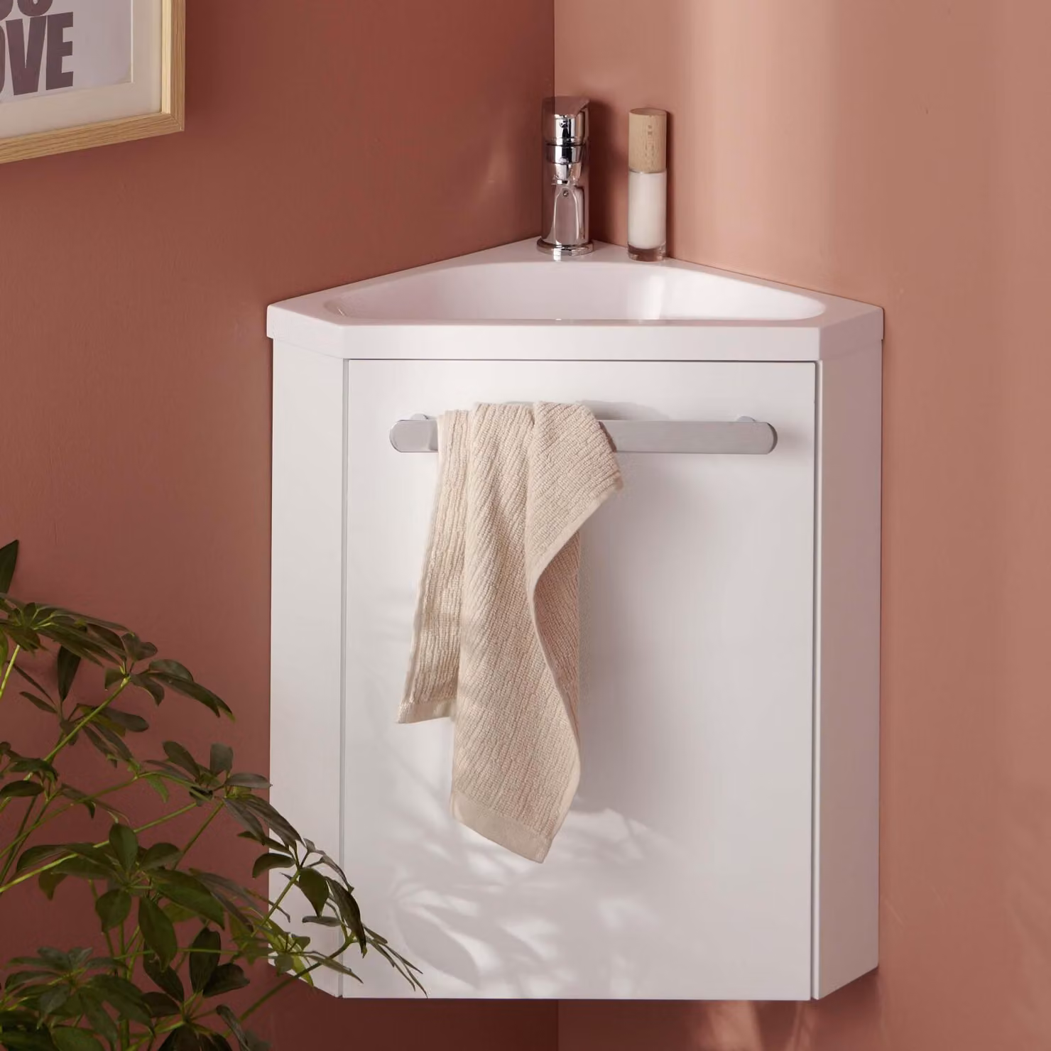 Mobile lavabo angolare SKINO