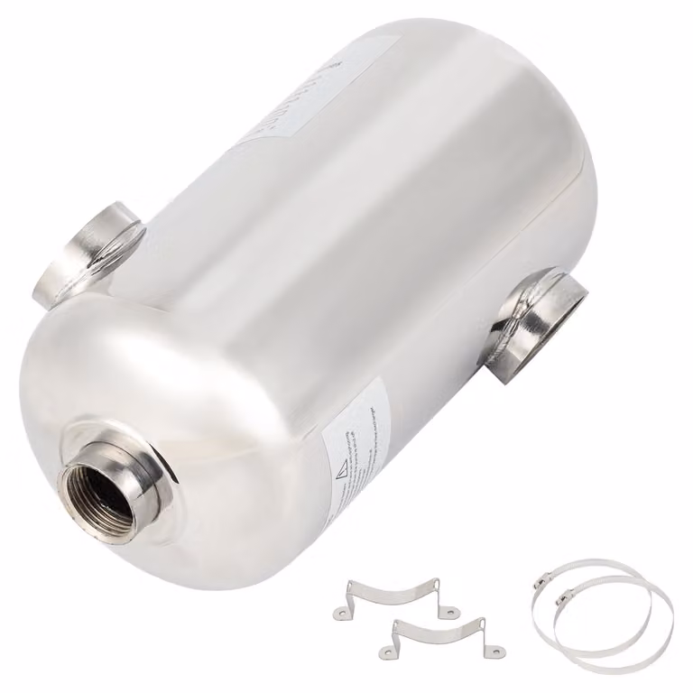 Scambiatore di calore per piscina, 28 kW - Acciaio inossidabile - Design compatto