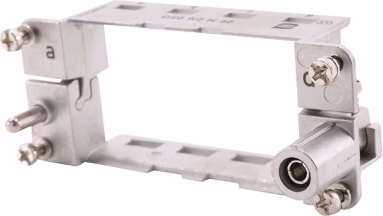 Telaio angolare HARTING, serie F, dimensione 16B, con connettore femmina, per cavi PE con sezione da 1 mm² - 2,5 mm² / 4 mm² - 10 mm²