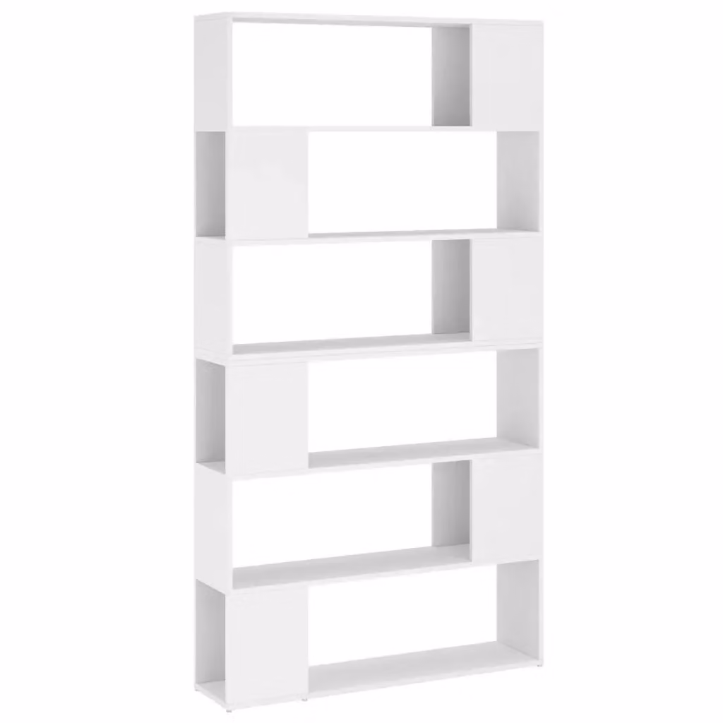 Libreria divisorio bianco vidaXL L 100 x P 24 x H 188 cm – 2