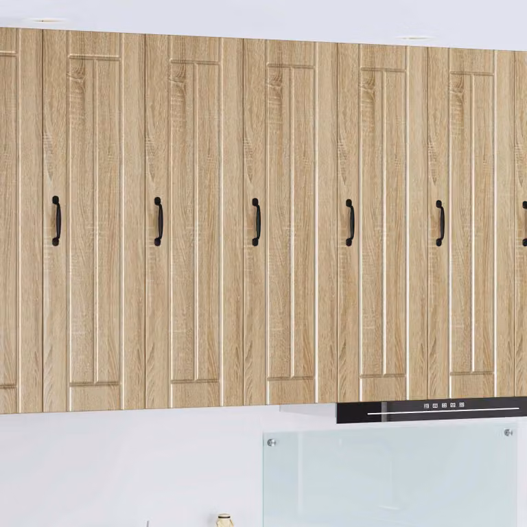 Armadietto a muro vidaXL LUCCA in legno Rovere Sonoma marrone L: 30 cm, P: 31 cm, H: 100 cm