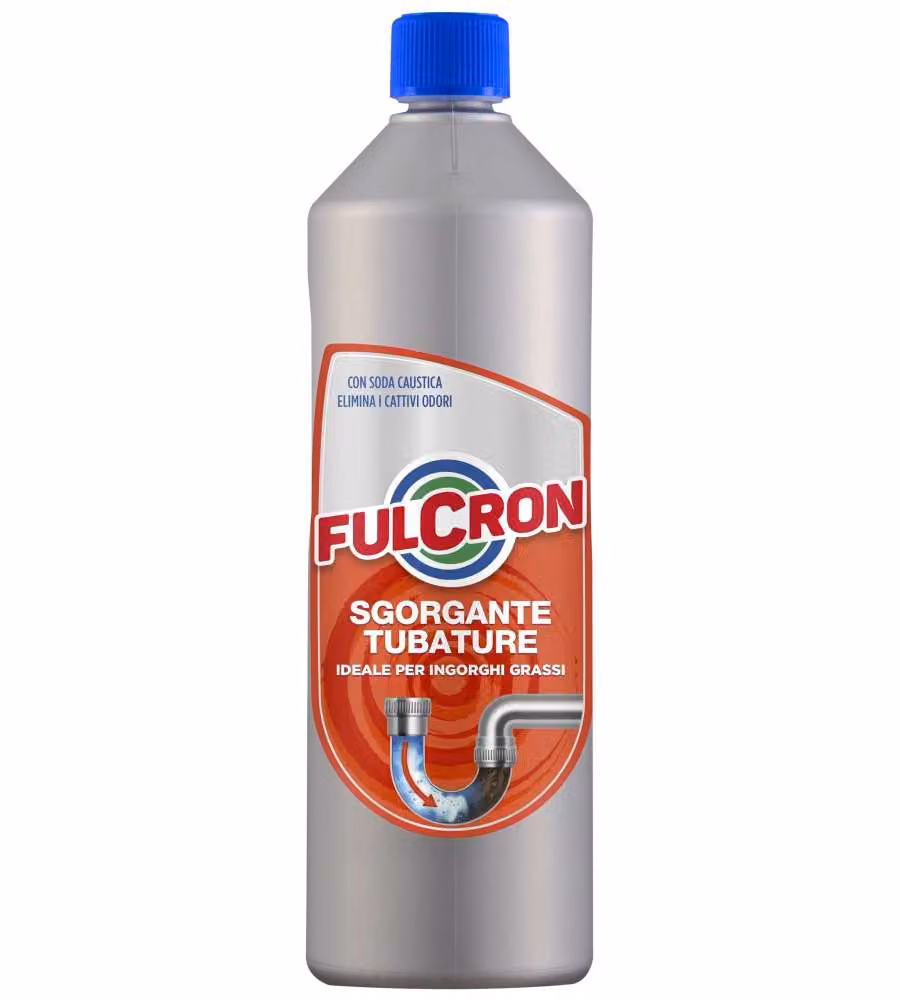 Fulcron Sgorgante Tubature 1L - Disotturante per Ingorghi Grassi