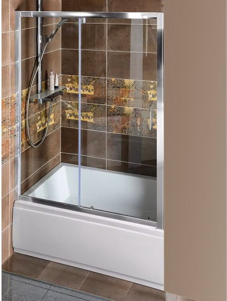 Porta doccia DEEP 1300x1500mm, vetro trasparente
