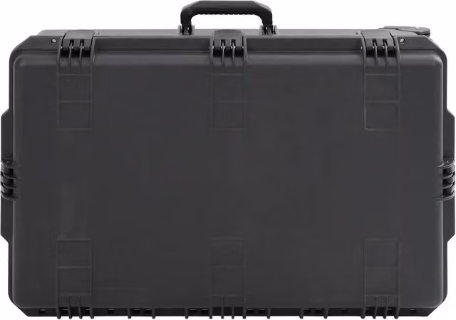 Valigetta da Volo Portatile Impermeabile Nera in Plastica con Inserti L: 79,5 cm, P: 51,5 cm, H: 30,5 cm CFW4644697 – 1