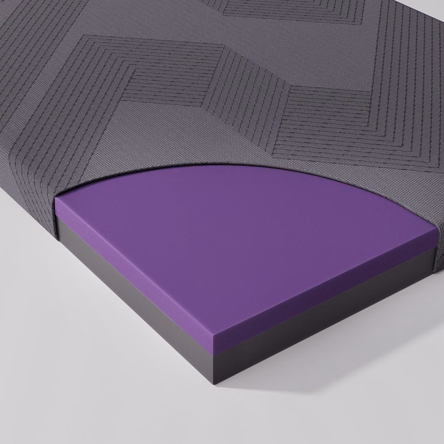 Topper imbottito 90x200x8 cm, realizzato in schiuma viscoelastica con gel a 7 zone, con rigidità H2/H3. Topper per materasso 2-in-1, reversibile, con possibilità di prova notturna per 100 notti
