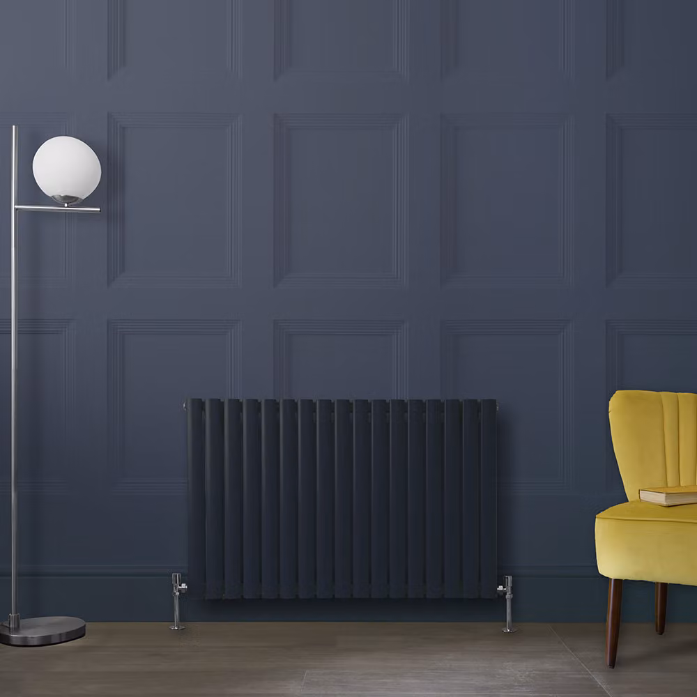 Radiatore di Design Orizzontale Blu (Regal Blu) - 636 x 1000mm - Pannello Doppio  - Revive