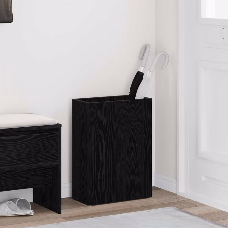 vidaXL Supporto per Ombrellone Moderno Nero Opaco L: 40 cm, P: 20 cm, H: 55,5 cm