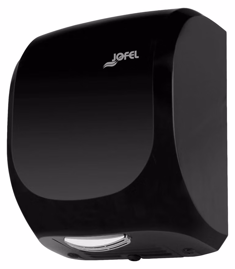 Asciugacapelli, 1400 W, 400 km/h, design elegante, colore nero
