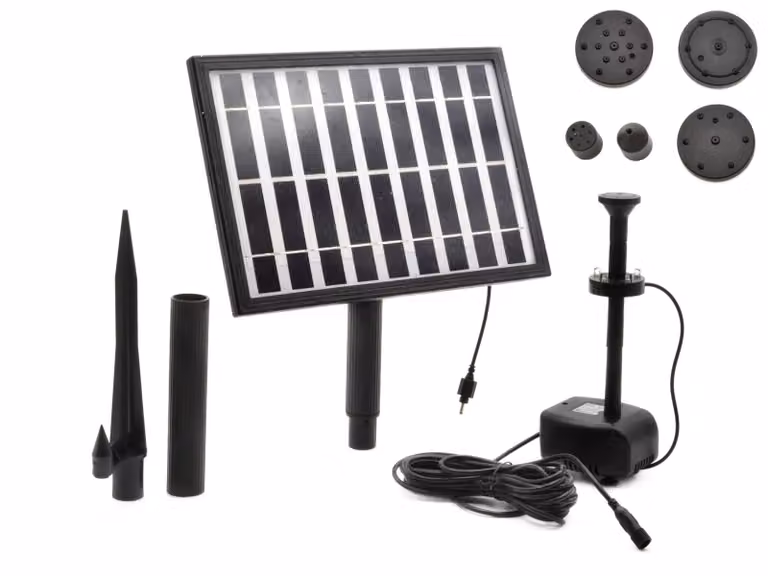 GEKO Pompa solare da 5 W per laghetti da giardino G81472