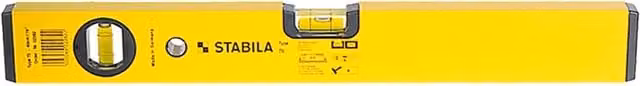 Livella a due fiale IPERBRIKO in alluminio giallo L: 200 cm, P: 5 cm, H: 2,1 cm