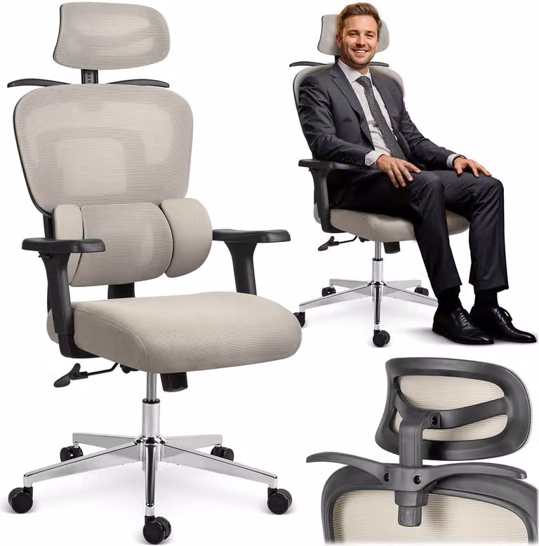 Sedia da ufficio Talin, grigio | Sofotel